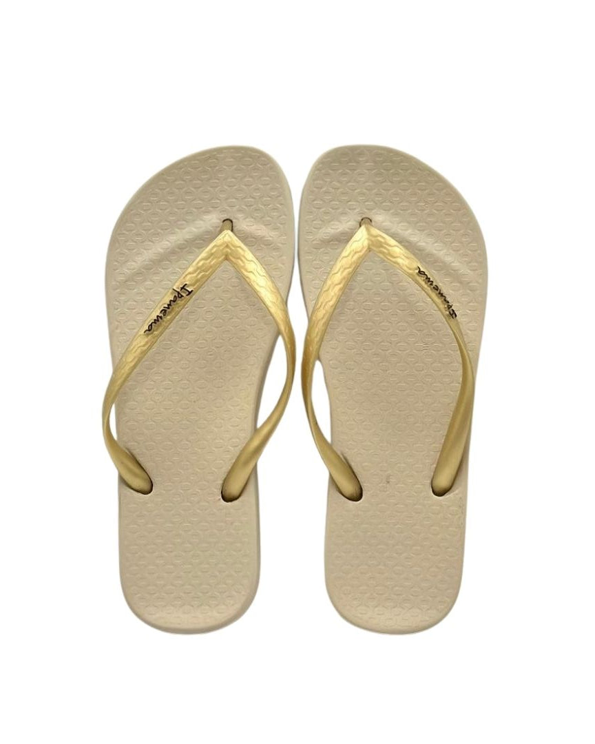 chinelos-bege-dourado-ipanema