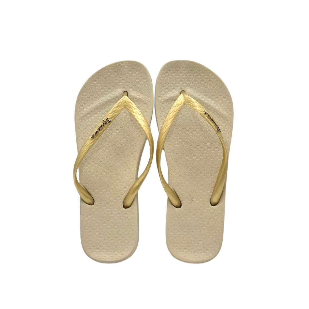 chinelos-bege-dourado-ipanema
